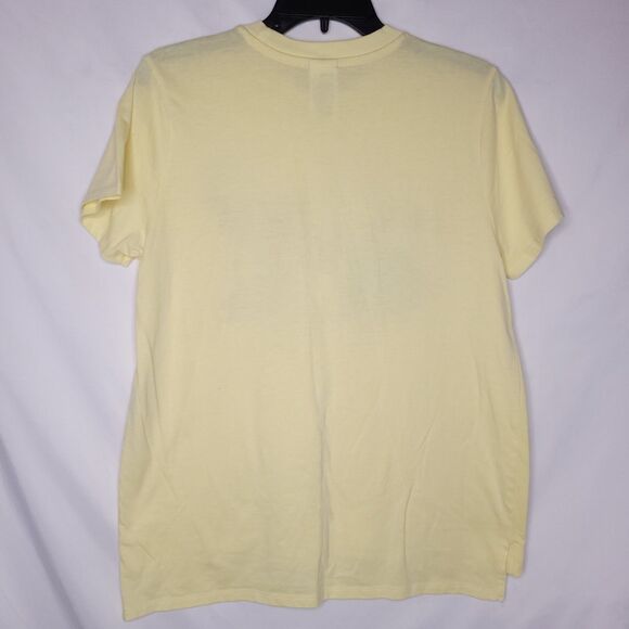 Winnie The Pooh T Shirt Medium Yellow Crochet Flower Eeyore Tigger - Picture 5 of 11